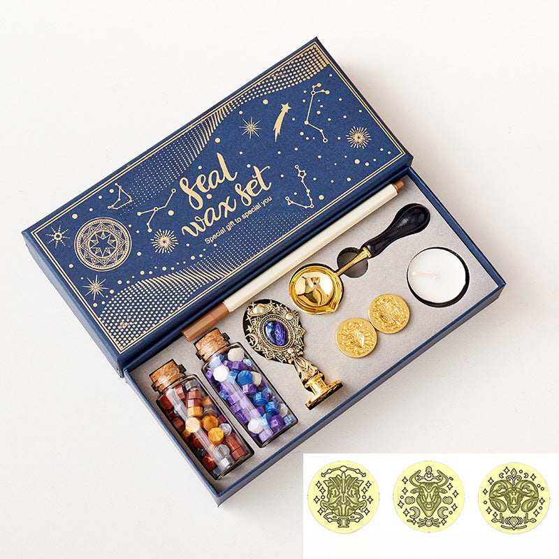 Wholesale Creative Starry Sky Lacquer Wax Particle Seal Set
